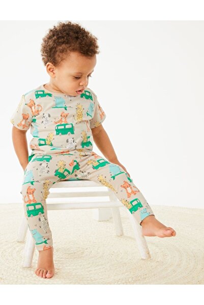 Marks & Spencer Hayvan Desenli Legging Tayt (0-3 Yaş)