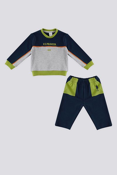 U.S. Polo Assn. U.S. Polo Assn Dark Indigo Pocket Baby Set of 2