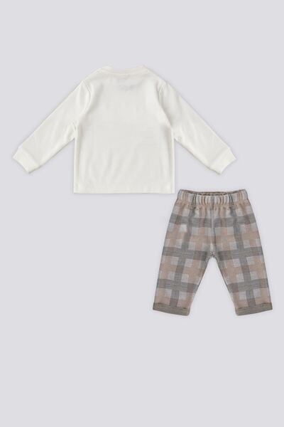 U.S. Polo Assn. U.S. Polo Assn Krem Bisiklet Yaka Bebek 2 Li Takım