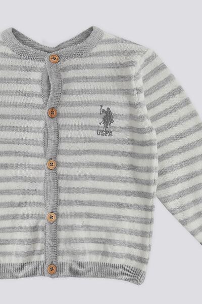 U.S. Polo Assn. U.S. Polo Assn Kemik Düğmeli Bebek Bebek Hırka