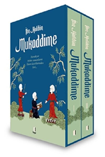 Kapı Yayınları Mukaddime 1-2 (Ciltli-Kutulu) kitabı - İbn Haldun - Kapı Yayınları