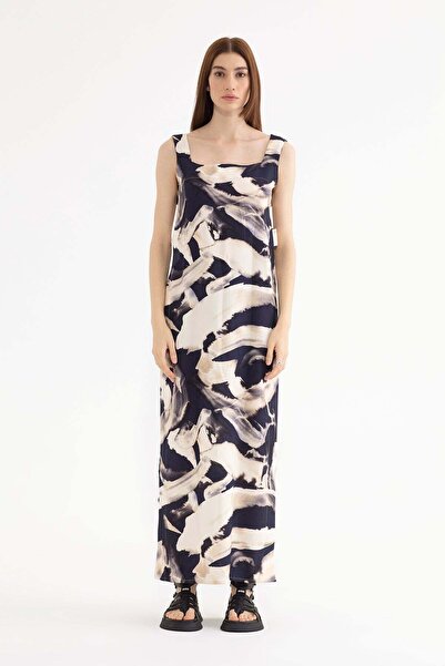 VDR Çok Renkli Elbise 13362