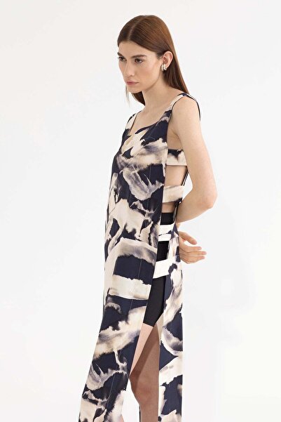 VDR Çok Renkli Elbise 13362