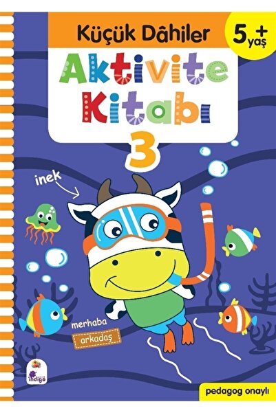İndigo Çocuk كتاب أنشطة العبقرية الصغيرة 3 (الأعمار 5+) - Ayça G. Derin 97860...