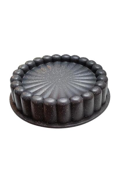 Canderel Granit Döküm Tart Kalıbı 26cm Dilimli Tart Turta Kalıbı