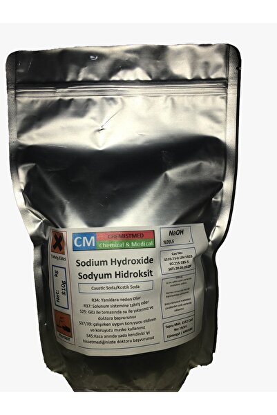 Chemistmed Sodyum Hidroksit Kostik Boncuk 1 Kg Lavabo Açıcı