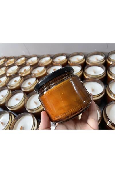 MHYSSA naturals Amber Kavanozda Toptan Mum (330CC) 20adet