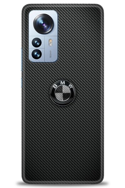 MRCİLETİSİM حافظة هاتف Xiaomi Mi 13 Lite مطبوعة بدقة HD - Bmw أسود + واقي شاش...