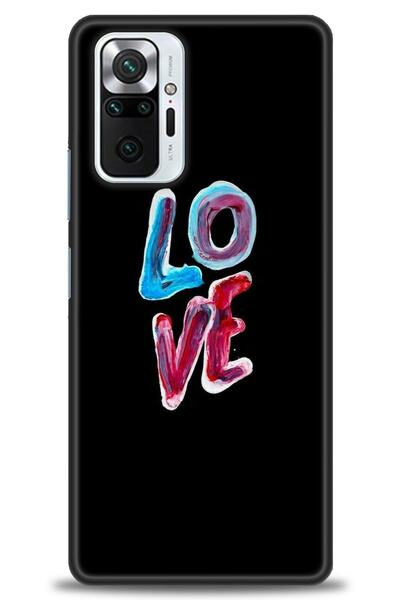 MRCİLETİSİM Xiaomi Redmi Note 10 Pro Case Hd Printed Case - Colorful Love + F...