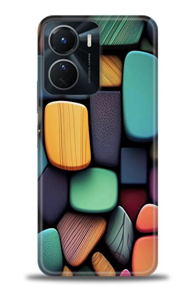 MRCİLETİSİM حافظة Tecno Spark 9 Pro مطبوعة بدقة HD - أحجار ملونة + واقي شاشة ...