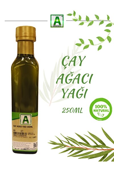 Aktarzane زيت شجرة الشاي 250 مل - زيت شجرة الشاي بالحجم النقي، مفيد
