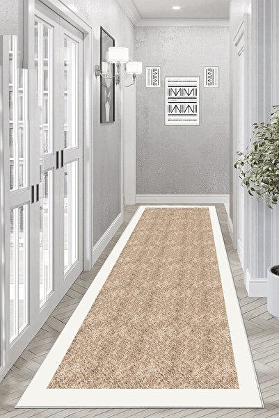 Thalia Home Kaymaz Tabanlı Yıkanabilir Baskılı Yolluk Mutfak Halısı Koridor H...