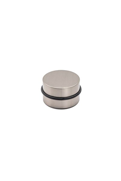 System 1022 Kapı Önü Ağırlıklı Kapı Stoperi Saten (1.8 Kg) Çap 8.6 Cm