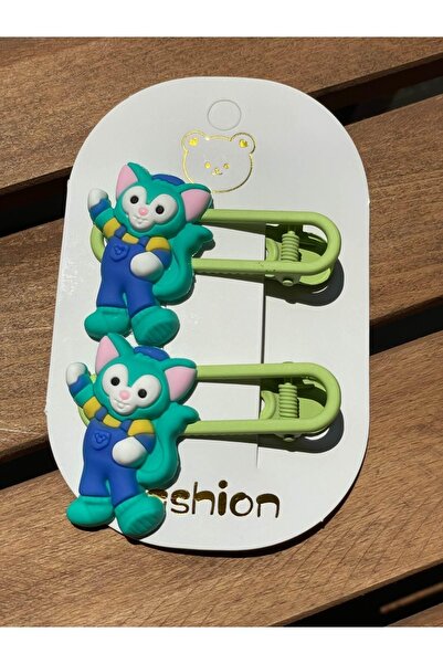 SUBU TASARIM Зелена мандальна застібка - 2 штуки з фігурками SBT1702