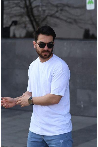 FATELLA Men's comfort basic comfortable Cut Crew Neck Short Sleeve T-Shirt