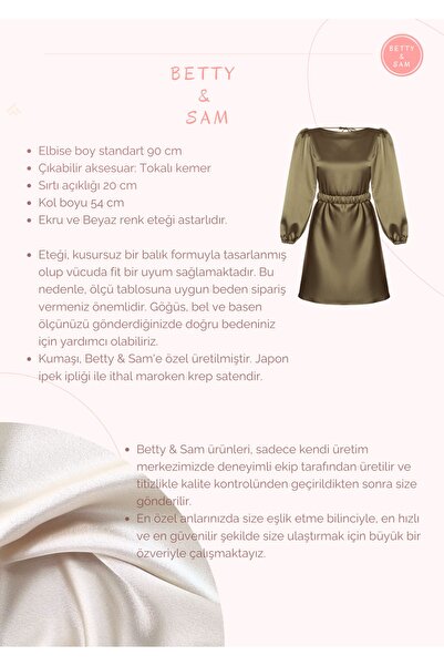 BETTY & SAM Balloon Sleeve mini sötétpiros eljegyzési ruha