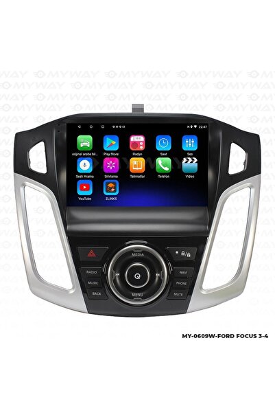 MYWAYY FORD FOCUS 3 ANDROİD 12 MULTİMEDYA CARPLAY 2GB RAM+32GB HDD NAVİGASYON...