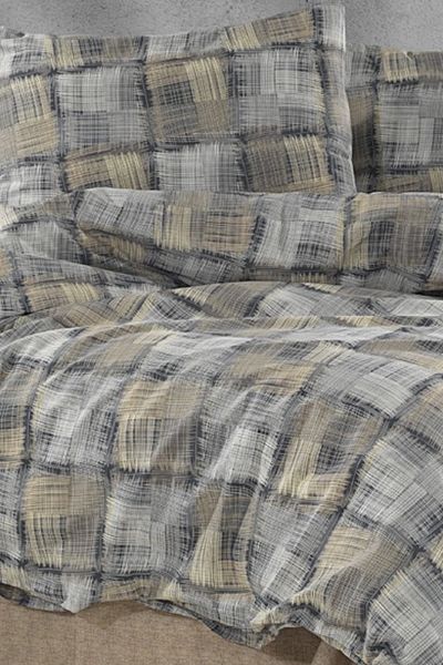 makiteks Двоен чаршаф с ластик 160x200 и две калъфки за възглавници 50x70