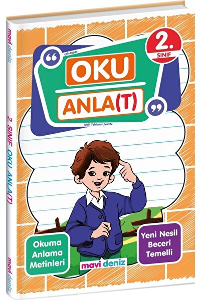 Mavi Deniz Yayınları 2. Sınıf Oku Anlat / Kolektif / Mavi Deniz Yayınları / 9...