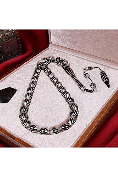 TESBİHCİBABA Koleksiyonluk Usta İşi Erzurum Oltu Taşı Tesbih