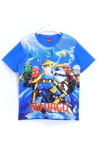 DobaKids Ninjago 3D Printed Boys' T-Shirt Blue