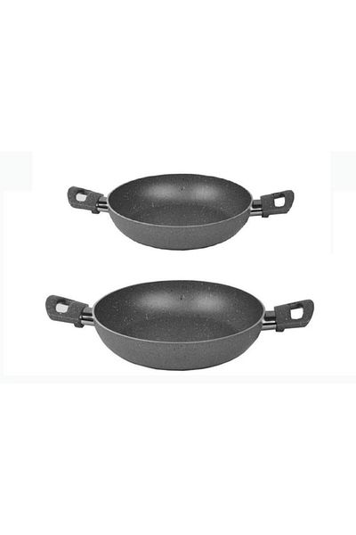 Mehtap Granite Egg Pan Set 18 CM and 22 CM