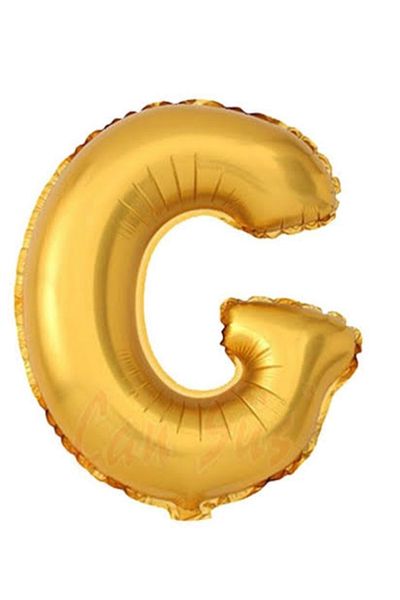 ikm balon Gold g Letter Balloon 36cm