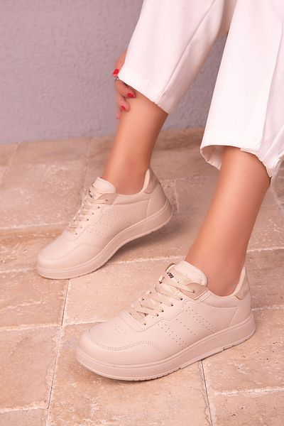 SOHO Beige Women's Sneaker 18314