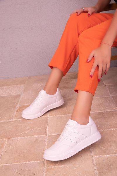 SOHO Women's White Sneakers 18314