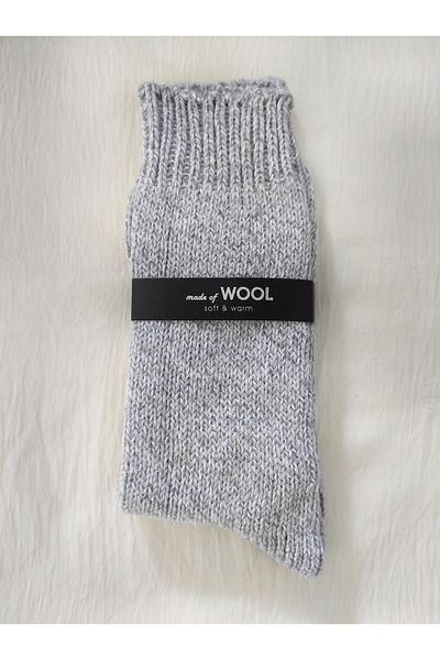 somon MEN'S WINTER WOOL WOOL SOCKS 2-PACK (SOFT & WARM)