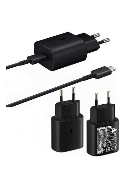 Samsung Ta800 Fast Charging 25w Type-c Çıkışlı Şarj Aleti Siyah ( Türkiye Gar...