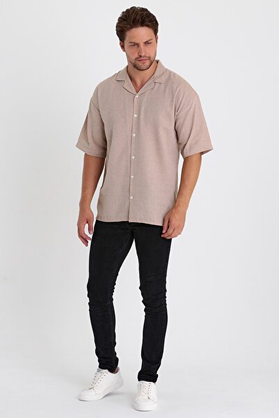 MİRMARONİ Ανδρικό κοντομάνικο πουκάμισο από βαμβάκι New Season