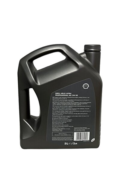 SHELL Helix Ultra 5W-30 Pro Ag Tam Sentetik Motor Yağı 5 Litre