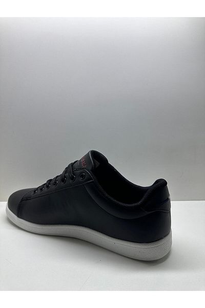 U.S. Polo Assn. FRANCO 3FX 101265955 Ανδρικά παπούτσια casual μαύρο χρώμα λευκή σόλα