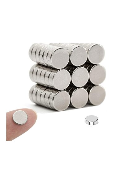 Hdg 100 adet 8mm X 3mm Yuvarlak Güçlü Neodyum Mıknatıs Magnet