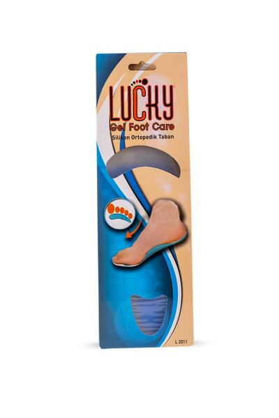 Dopar Bağcık Lucky Ortopedik Şeffaf Silikon Ayakkabı Tabanlık 37-38 Numara Set