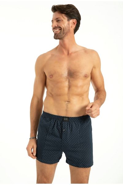 by İGP Άνετα ανδρικά σλιπ μπόξερ από βαμβακερό Navy Blue