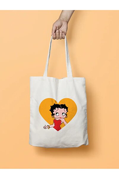 Bikutumutluluk BETTY BOOP PORTRAIT GIFT CLOTH BAG