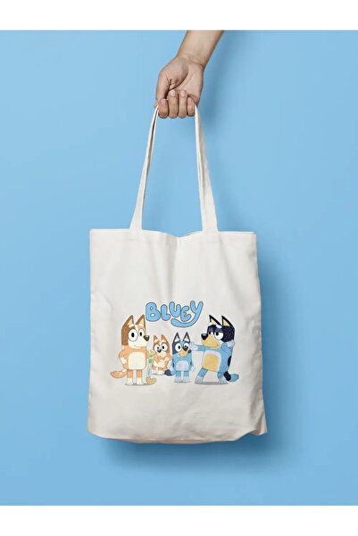Bikutumutluluk BLUEY ÇOCUK HEDİYE BEZ ÇANTA