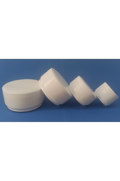demethome Set de călătorie 4 bucăți 150-100-50-25 ml cutie goală din plastic pentru produse cosmetice-pomade-creme