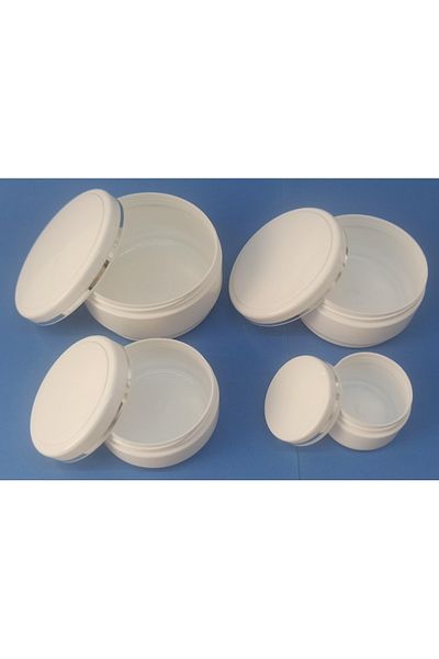 demethome Set de călătorie 4 bucăți 150-100-50-25 ml cutie goală din plastic pentru produse cosmetice-pomade-creme