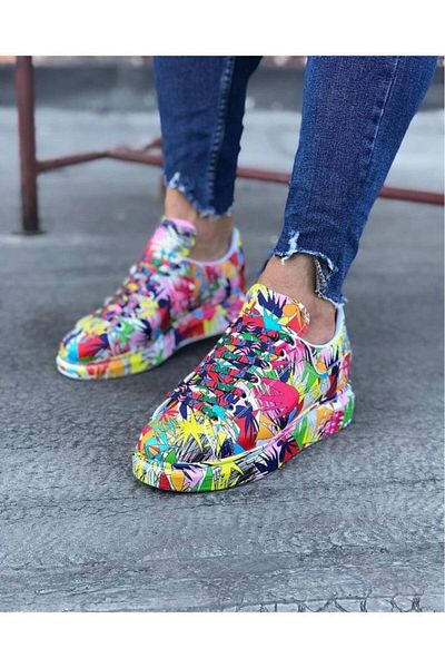 BPM Wagoon WG501 - Pantofi casual pentru bărbați, multi vopsiți