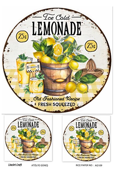 LİNEART ورق تزيين نحاسي من LineArt LA-AG109