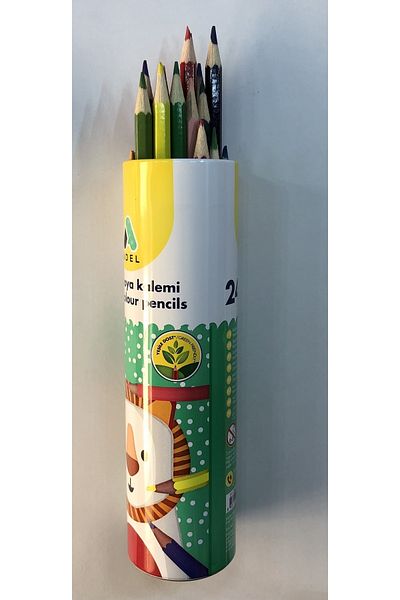 Adel 24 Colors Dried Colors Pencil Tube
