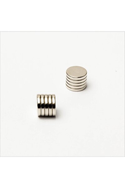 Hdg 100 Adet Çap 6mm X Kalınlık 1mm Yuvarlak Süper Güçlü Neodyum Mıknatıs