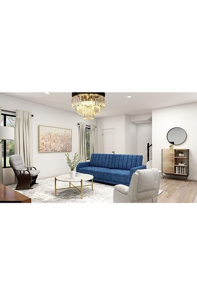 LİWORA Legendary 40 cm Crystal Stone Black Modern Living Room Chandelier