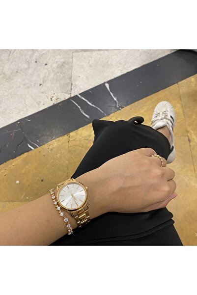 Çelik Taşlı Çelik Bileklik