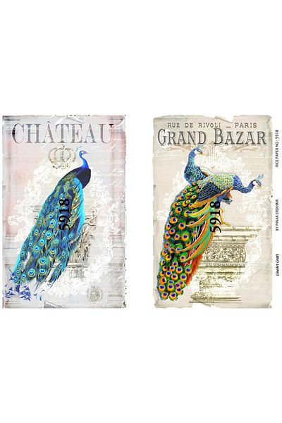 LİNEART LineArt Brass Decopage Paper LA-5918