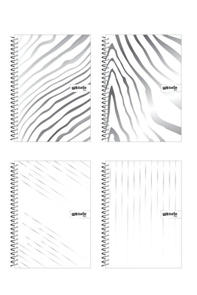 Mynote Flex White A4 80 Yaprak Kareli Plastik Kapak Telli Defter
