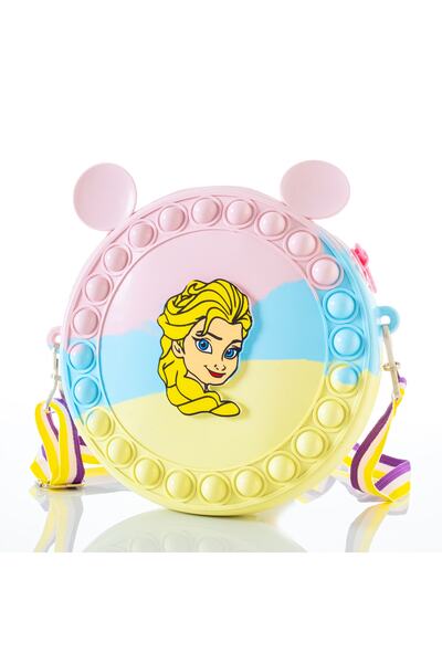 allwear Silikon Yuvarlak Popit Çanta